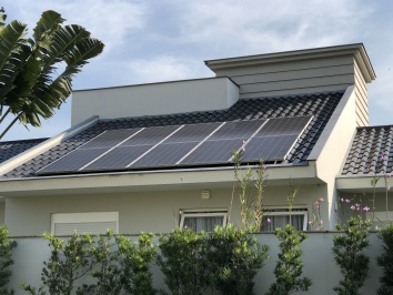 Sistema fotovoltaico para residência